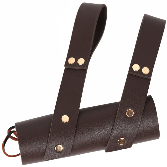 Metal Sword Scabbard Leather Rope Tie Performance