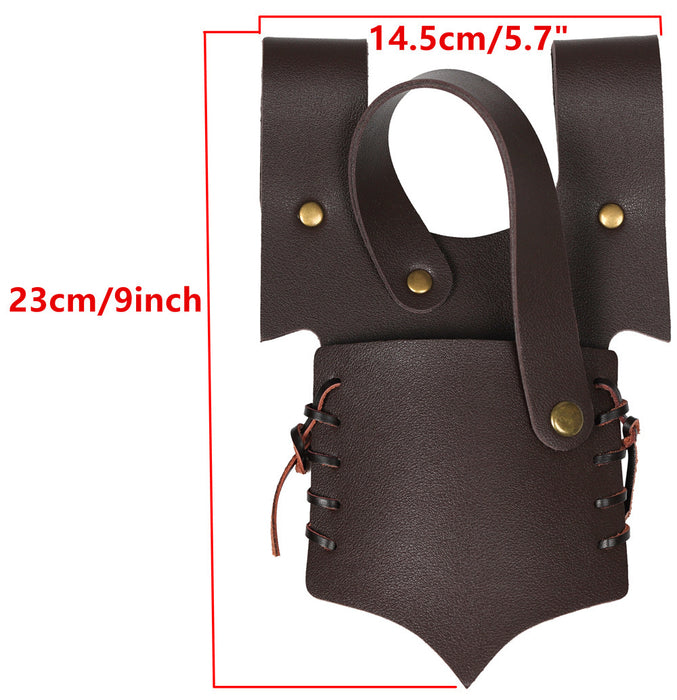 Medieval Viking Sword Handle Buckle Leather Sword Sheath