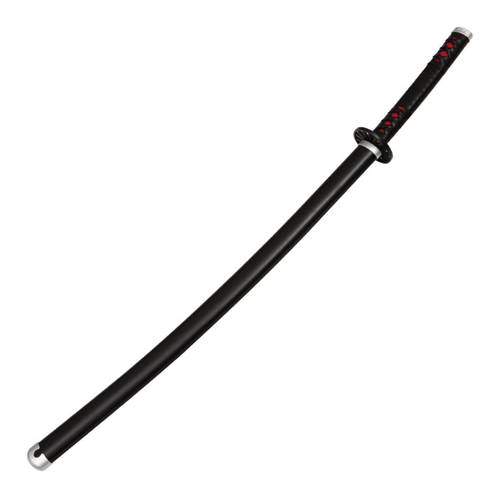 Demonn slayerr Tanjiro Kamado's Black Nichirin Katana STAINLESSs STEEL