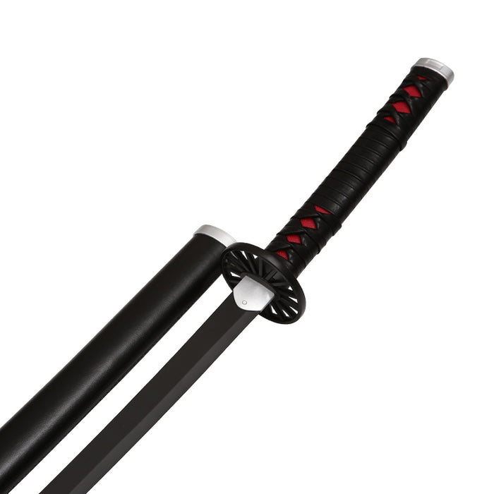 Demonn slayerr Tanjiro Kamado's Black Nichirin Katana STAINLESSs STEEL