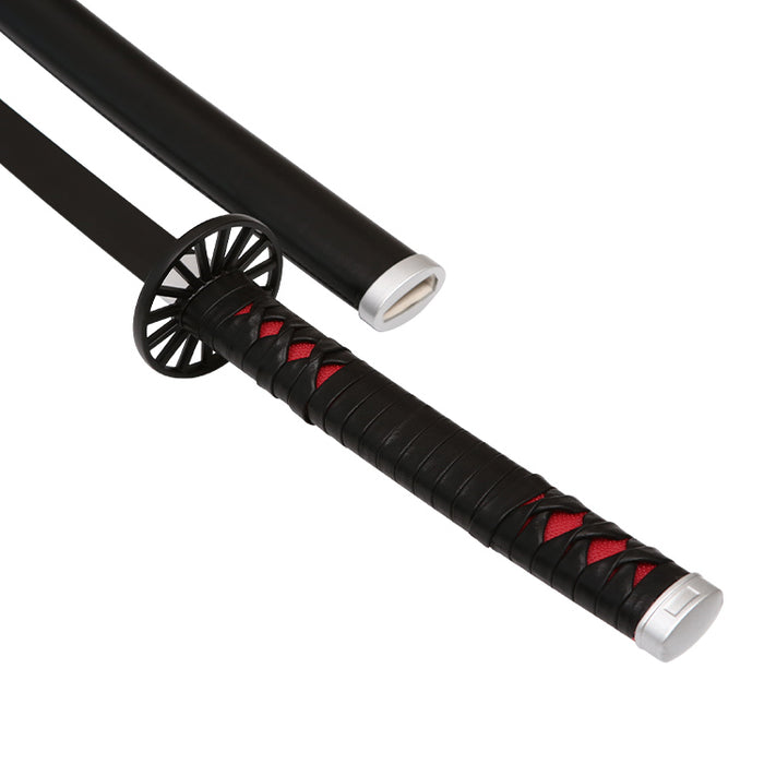 Demonn slayerr Tanjiro Kamado's Black Nichirin Katana STAINLESSs STEEL