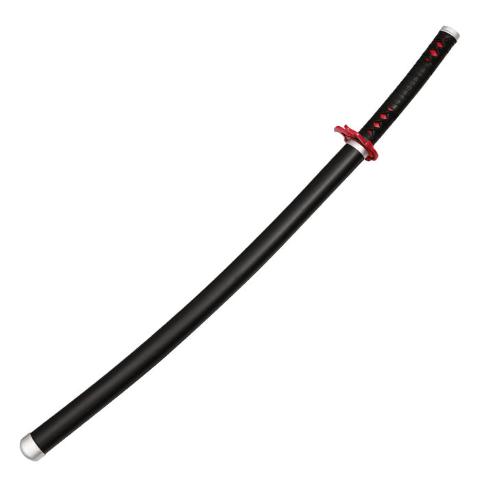 Tanjiro Kamado Black Nichirin Katana – Demon Slayer Sword | Stainless Steel Replica