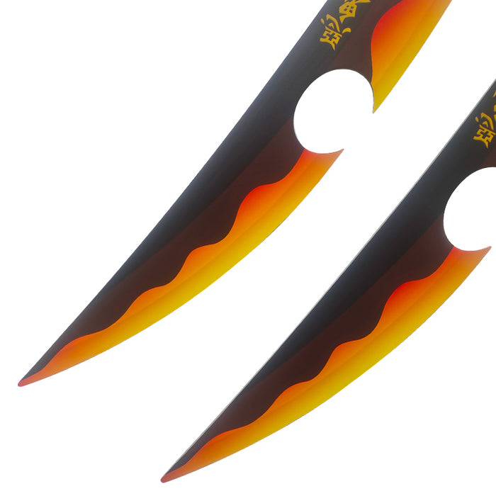 Kimetsu no Yaiba Demon Slayer Uzui Tengen 'Twin Swords' (a set of two, contains chain);
