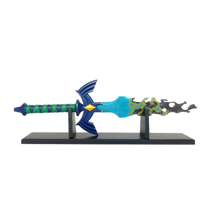 Zelda Broken Master Sword Replica with( Display Stand – Premium Collectible Prop)NON SHARP METAL