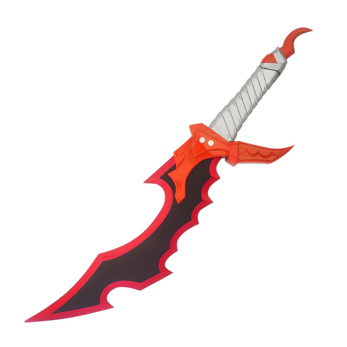 Solo Leveling Knight Slayer Blade Metal Replica (Non-Sharp) with Display Stand – Anime Collectible