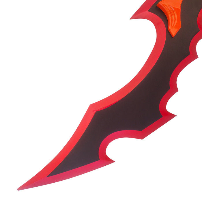 Solo Leveling Knight Slayer Blade Metal Replica (Non-Sharp) with Display Stand – Anime Collectible