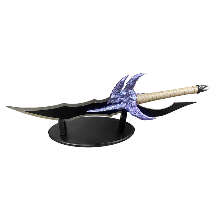 🐍 Solo Leveling Ranaka’s Venom Sword Metal Replica (Non-Sharp) with Display Stand – Anime Collectible