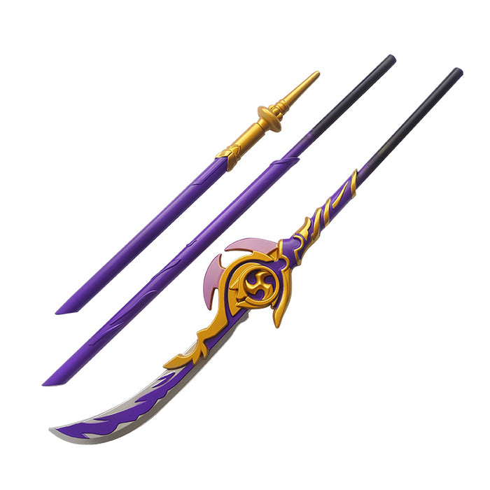 Baal 's Engulfing Lightning Naginata (High Density Foam)spear"purple"