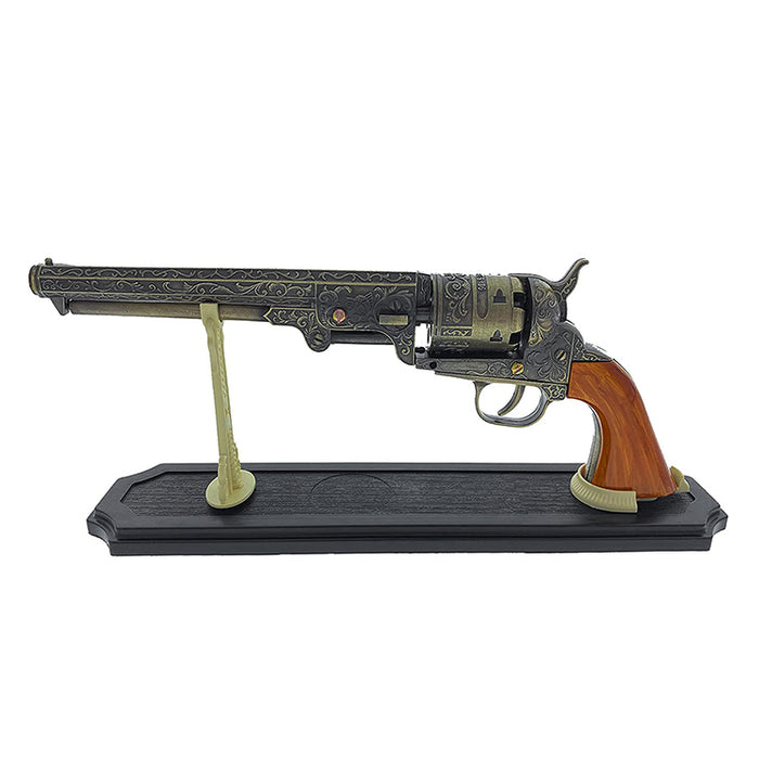 Supernatural “The Colt” – Metal Replica Revolver with Display Stand | Collector’s Edition (36×12 cm)