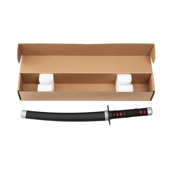 Tanjiro Kamado Miniature Tanto Sword | Demon Slayer Replica with Display Stand (Non-Sharp)