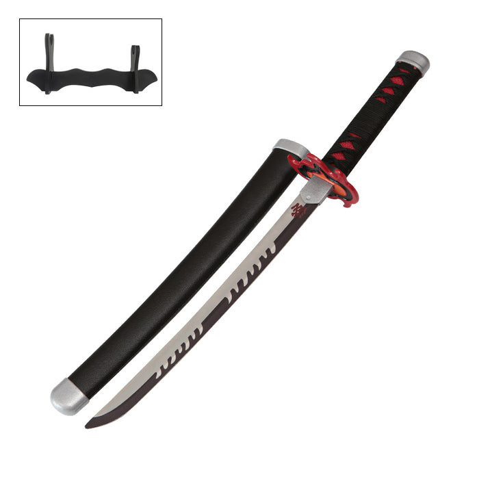 Kokushibou Miniature Sword | Demon Slayer Replica (40 cm) Tanto with Display Stand – Non-Sharp