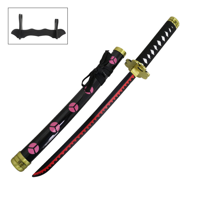 One Piece Zoro Mini Sword | Shusui Katana Tanto (45 cm) with Display Stand – Non-Sharp