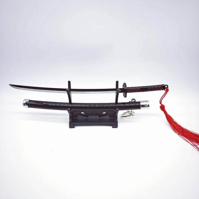 Demon Slayer Peripherals Tanjiro, Agatsuma Zenitsu Katana Full Metal Weapons Bounce Jump Knife Crafts Toy Sword Model Ornaments