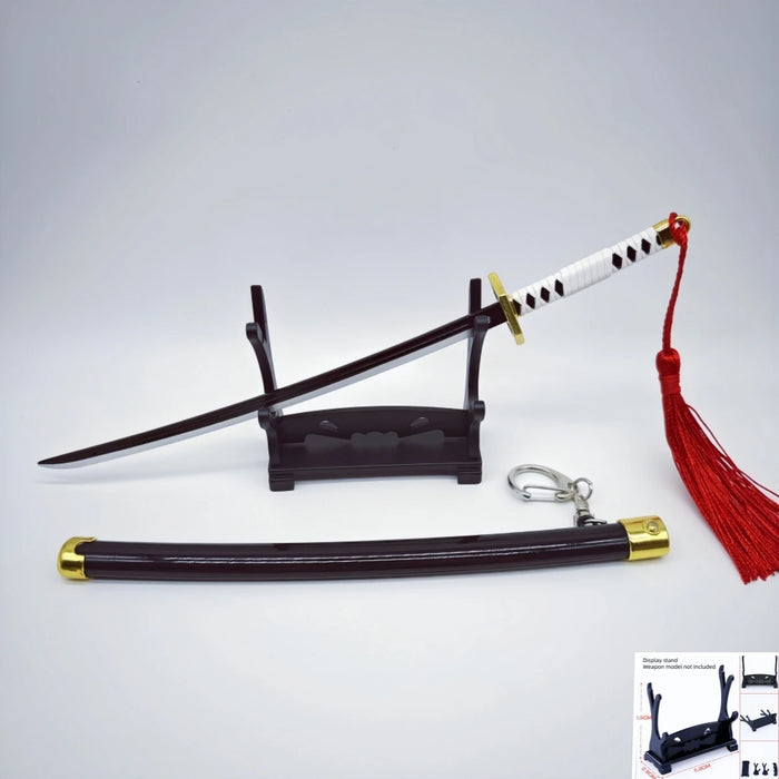 Demon Slayer Peripherals Tanjiro, Agatsuma Zenitsu Katana Full Metal Weapons Bounce Jump Knife Crafts Toy Sword Model Ornaments