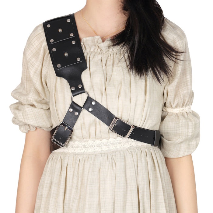 Knight Crossbody Strap Tie Sword European Celtic Sabre PU Leather