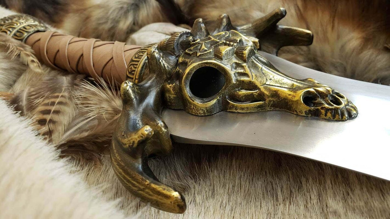 Conan The Barbarian Father’s Sword Replica - Handmade Atlantean Prop, Fantasy Collectible, Wedding Anniversary Gift