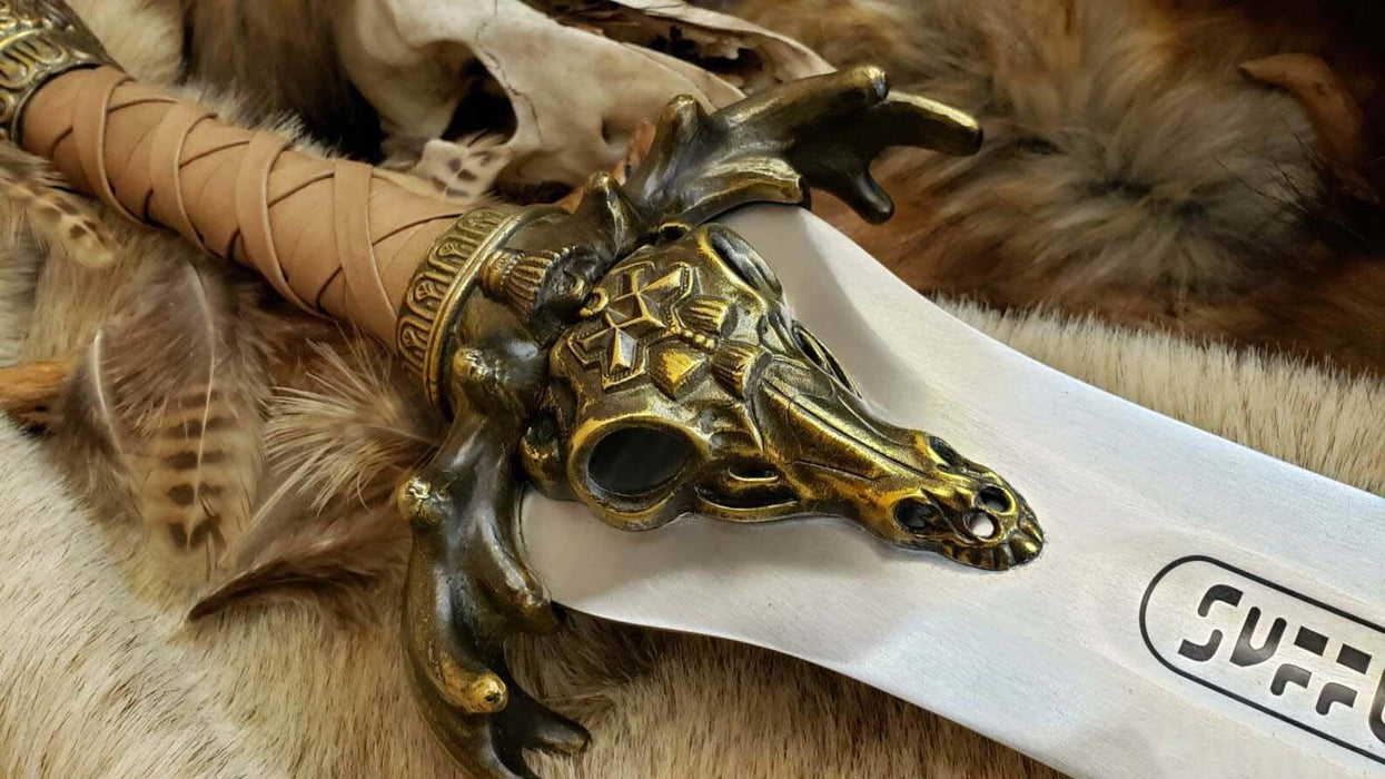 Conan The Barbarian Father’s Sword Replica - Handmade Atlantean Prop, Fantasy Collectible, Wedding Anniversary Gift