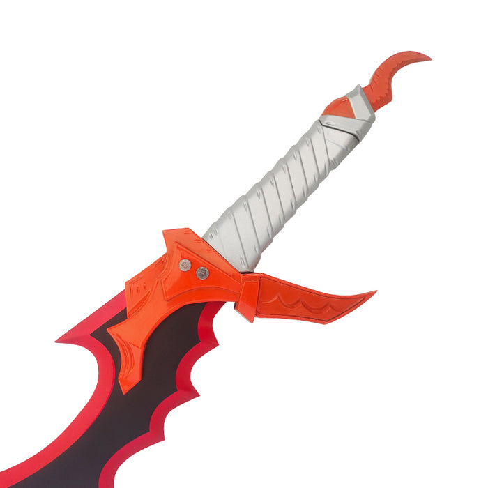 Solo Leveling Knight Slayer Blade Metal Replica (Non-Sharp) with Display Stand – Anime Collectible