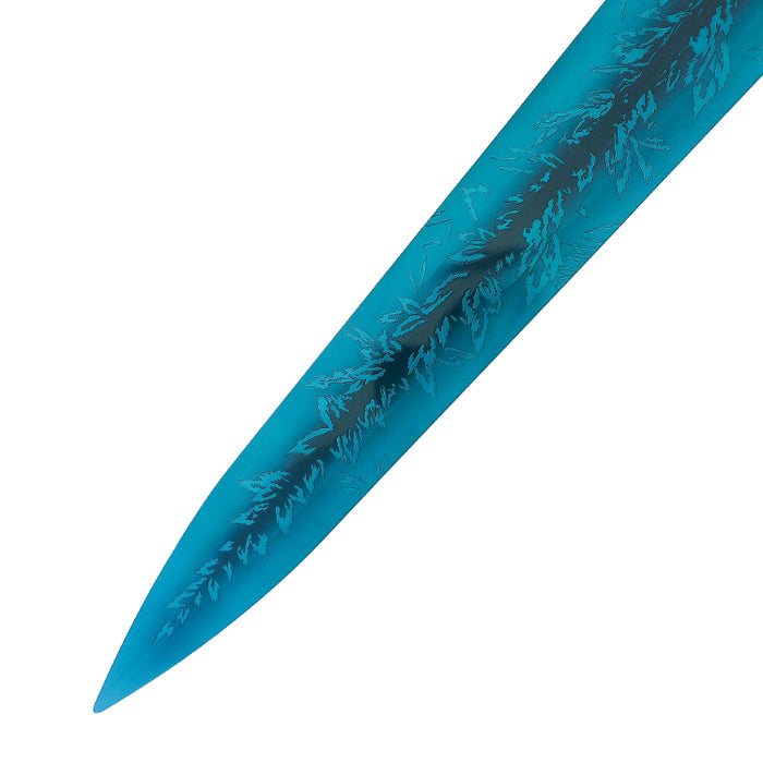 Elden Ring Dark Moon Greatsword Metal Replica  – Blue Blade with Wall Mount