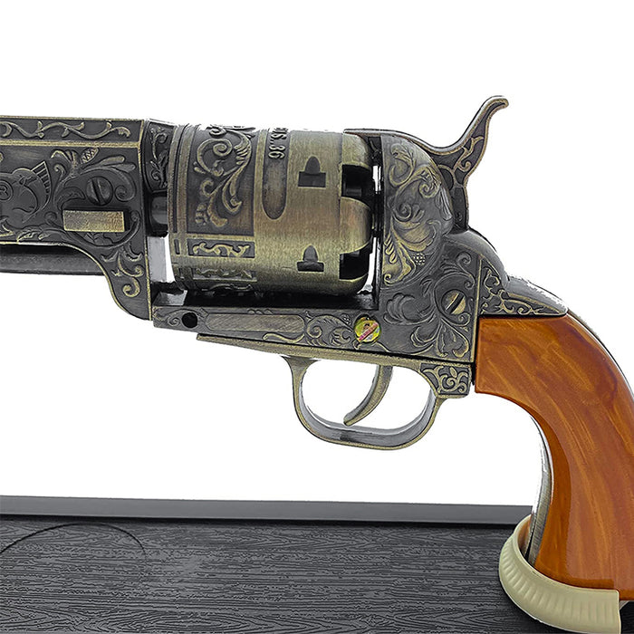Supernatural “The Colt” – Metal Replica Revolver with Display Stand | Collector’s Edition (36×12 cm)