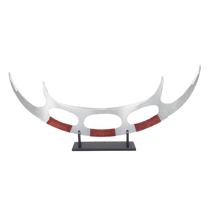 Star Trek Klingon Bat’leth Sword | 120 cm Full Metal Replica with Display Stand – Non-Sharp
