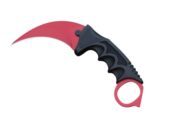 CS:GO Red Karambit Foam Knife – Crimson Web Cosplay Prop
