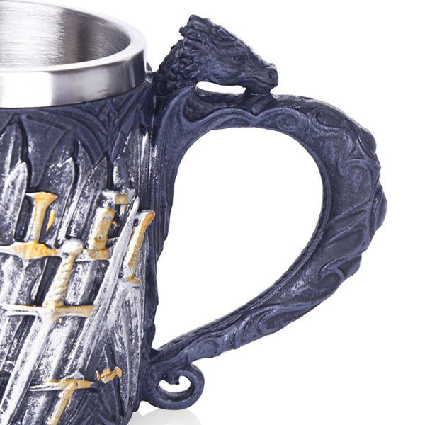 Holy Sword Black Beer Mug – Unique Fantasy Drinkware