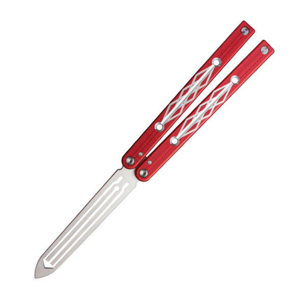 1_548a0540-c2b6-455f-8b6b-3d43b000edab (cnc) tuning forkk butterfly trainer (Balisong) In multi color magic tool Aluminium
