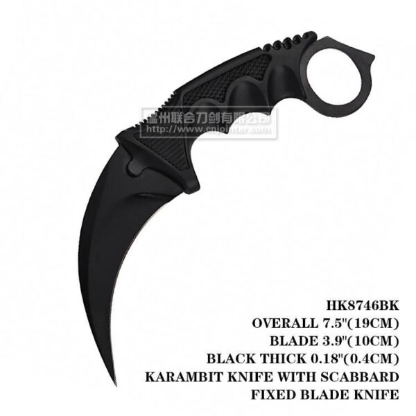 KARAMBIT KNIFE WITH SCABBARD