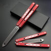 2_3a66ea84-9cdc-416f-88f5-69d62a81d853 (cnc) tuning forkk butterfly trainer (Balisong) In multi color magic tool Aluminium