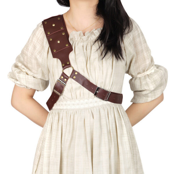 🗡️ Knight Crossbody Sword Strap – European Celtic Sabre PU Leather