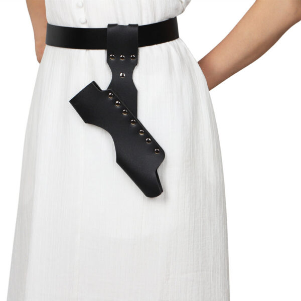 Pirate Dagger & Sword Belt – Leather Swordsman Accessory