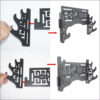 Black Wall-Mounted Classical Hollow Sword Rack