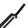 Demonn slayerr Tanjiro Kamado's Black Nichirin Katana STAINLESSs STEEL