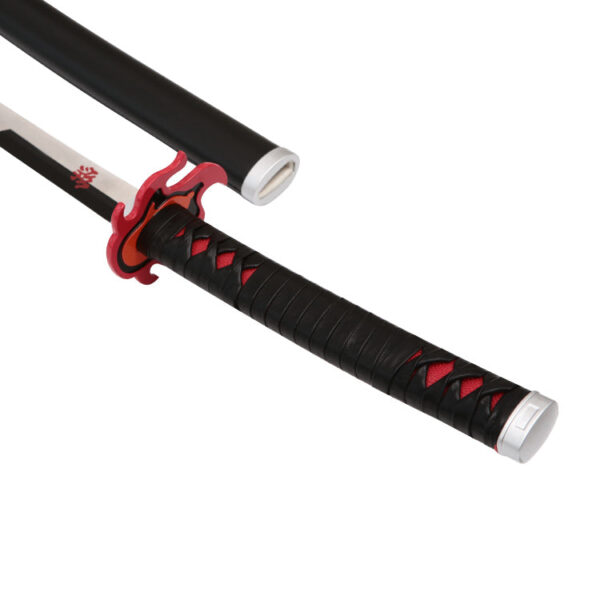 AM036GS-4 Tanjiro Kamado Black Nichirin Katana – Demon Slayer Sword