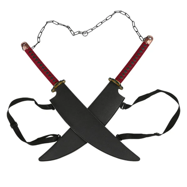 Kimetsu no Yaiba Demon Slayer Uzui Tengen 'Twin Swords' (a set of two, contains chain);