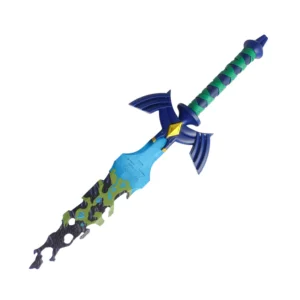 Zelda Broken Master Sword – Non-Sharp Metal Replica with Display Stand