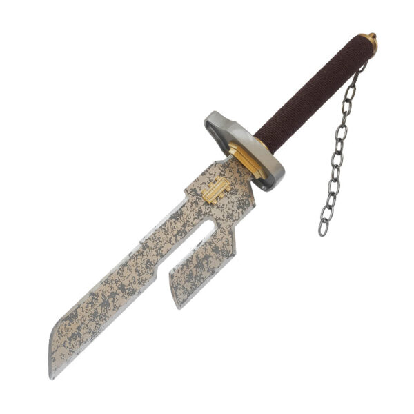 Tuji Metal Dagger Replica – Non-Sharp Short Sword with Display Stand