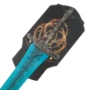 Elden Ring Dark Moon Greatsword Metal Replica – Blue Blade with Wall Mount