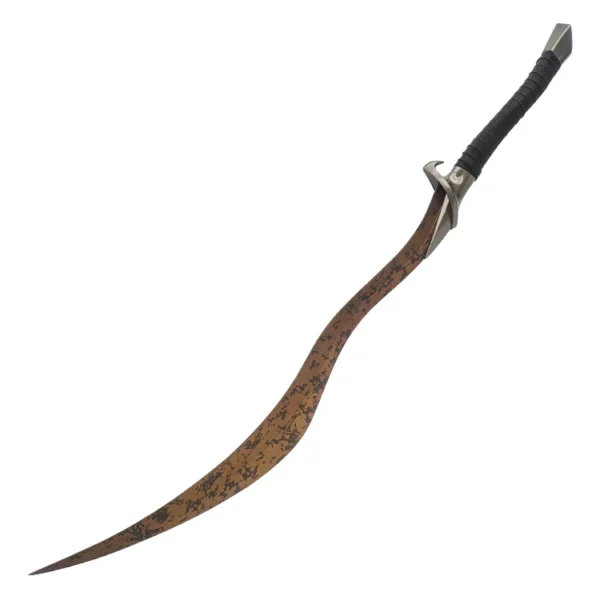 Elden Ring Bloodhound’s Fang Sword Metal Replica – 33" Collectible with Stand