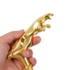 CS059-4 Golden Leopard Sword Cane – Non-Sharp Metal Blade Collectible (37.4") Walking Cane