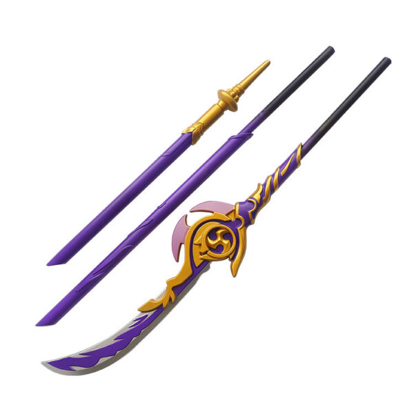 Baal 's Engulfing Lightning Naginata (High Density Foam)spear"purple"
