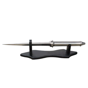 HK8445-1 Supernatural Angel Blade – 52cm Stainless Steel Collectible with Display Stand