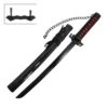 Bleach Ichigo Kurosaki Mini Sword | Tensa Zangetsu 40 cm Tanto with Display Stand – Non-Sharp