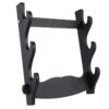 3‑Sword Wall Display Stand – Katana, Wakizashi & Tanto Rack