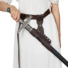 Pirate Dagger & Sword Belt – Leather Swordsman Accessory