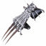 h-9005-bk Skull of Death Gauntlet – Wolverine Claw Blades Grip Dagger