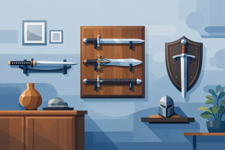 Sword Wall Mount Display Ideas for Collectors